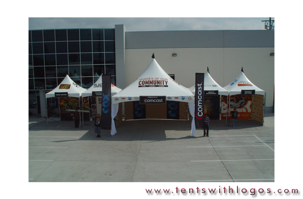 Custom High Peak Tents | Comcast & Cox